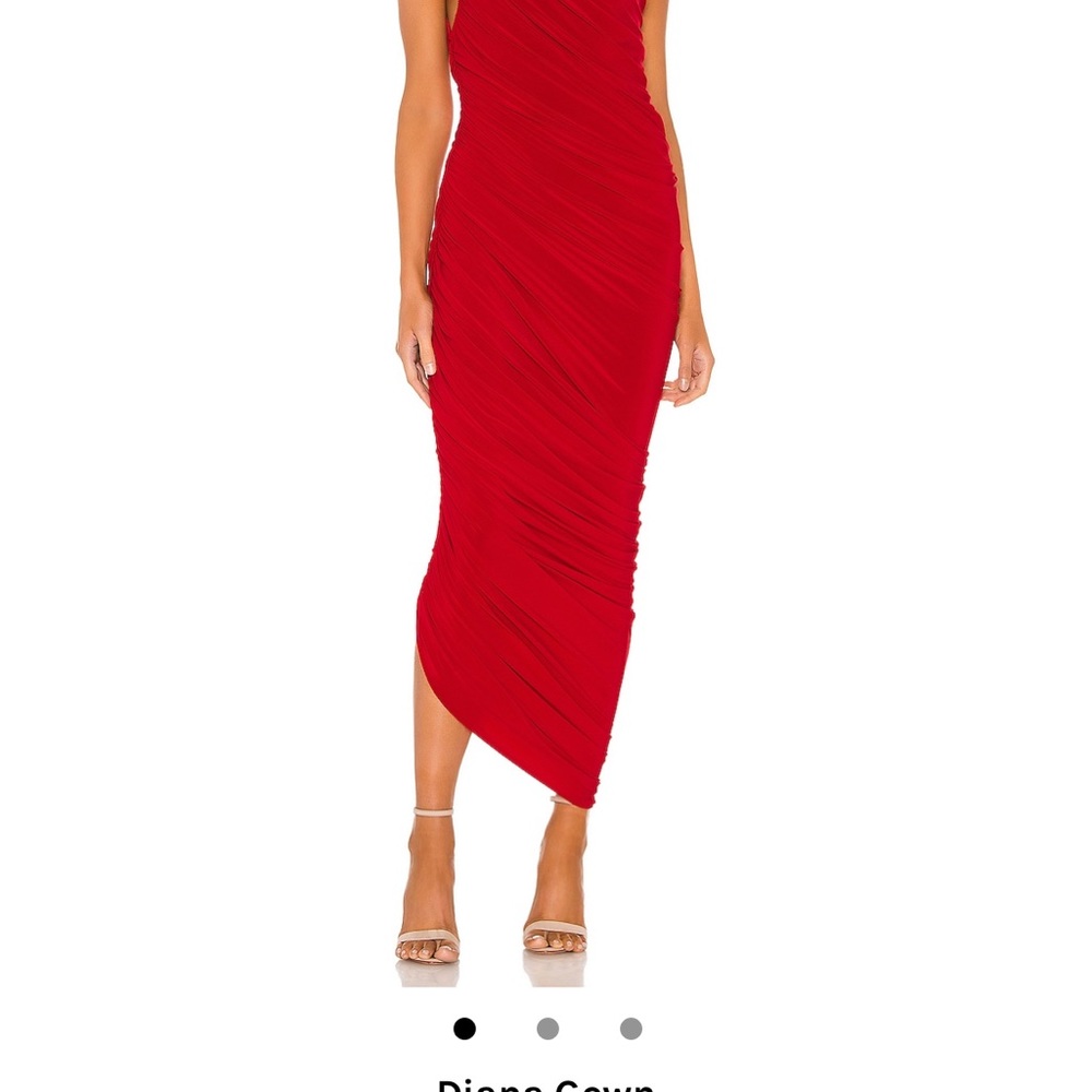 Norma Kamali Diana Gown Red size S